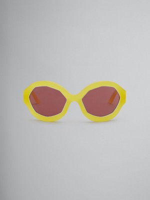 Marni Cumulus Cloud Acetate Gula | SEXMI59198