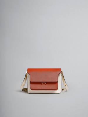 Marni Läder Trunk Bag Bruna | SEJZR17050