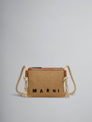 Marni Marcel Summer Bag With Rope Shoulder Stripe Stripes | SECIF69043