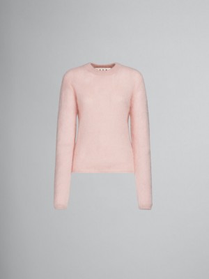 Marni Mohair And Ull Jumper Rosa | SEQAV69395