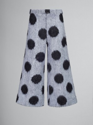 Marni Mohair Trousers With Maxi Polka Dots Vita | SEIIZ27653