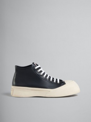 Marni Nappa Läder Pablo High-top Sneaker Svarta | FSEHY71106