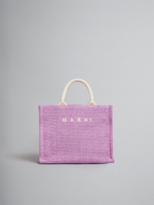 Marni Raffia Small Lila | PSEQX68069