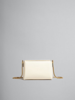 Marni Toggle Medium Bag Läder Vita | SEEAH54616