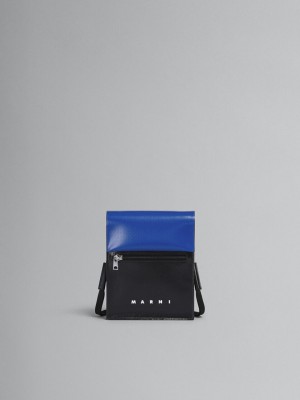 Marni Tribeca Shoulder Bag Blå Svarta | SEIIZ86341