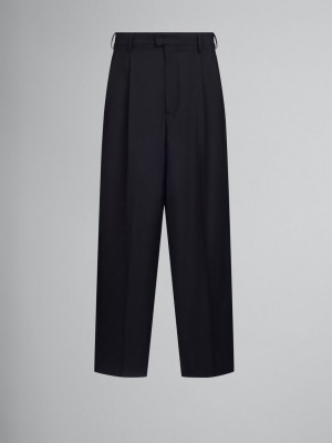 Marni Tropical Ull Tailored Trousers Svarta | SEJBT29968