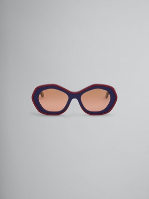 Marni Ulawun Vulcano Acetate Blå | SEXBR25958