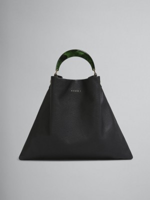 Marni Venice Medium Bag Läder Svarta | SEDYB58533