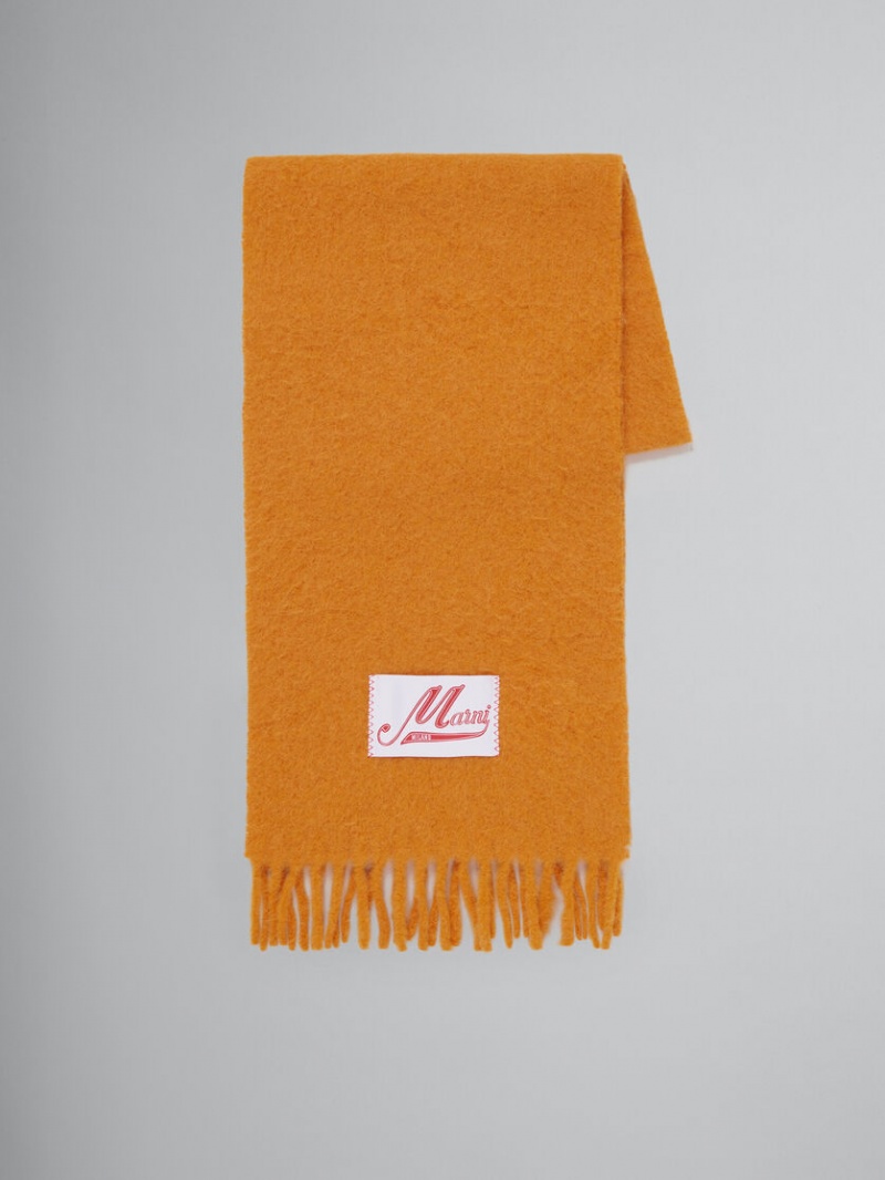 Marni Alpaca Scarf Orange | XSEGW33098