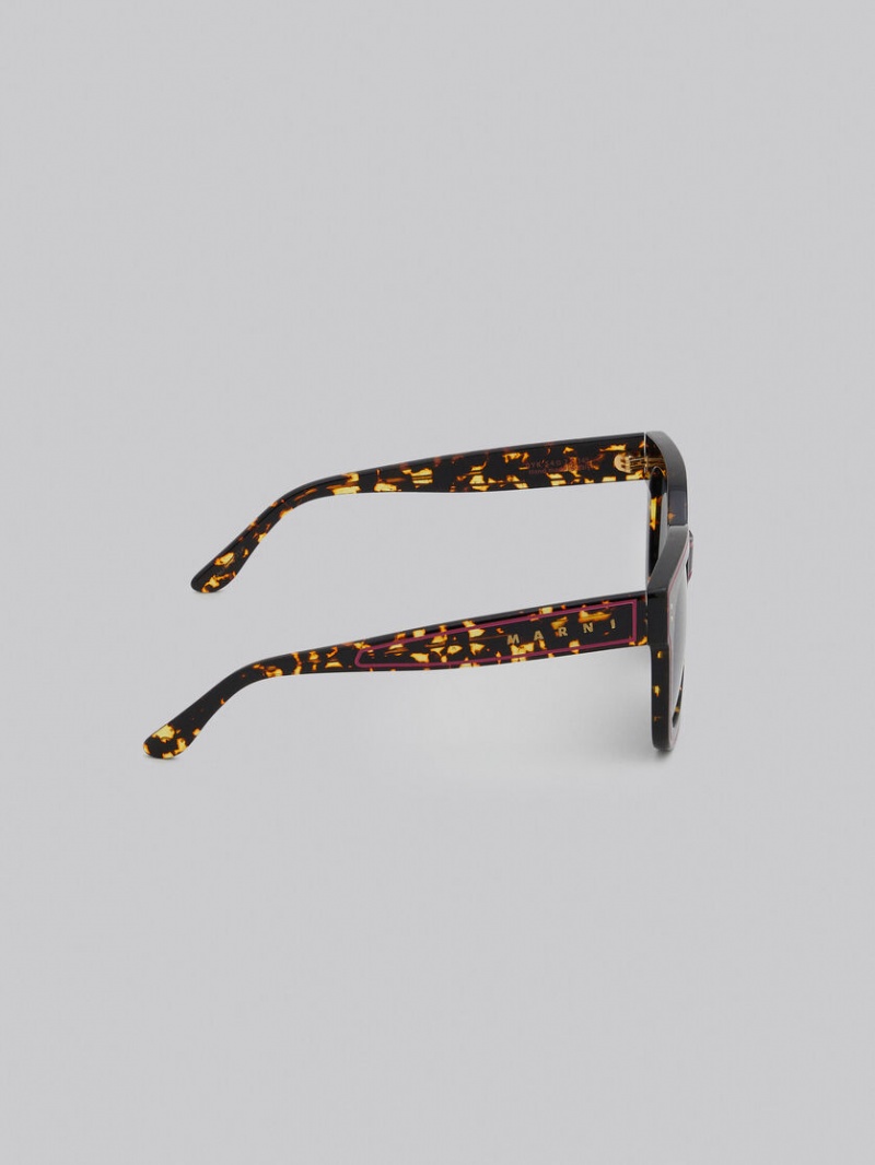 Marni Animal Print Acetate Li River Olika Färger | SEICD37498