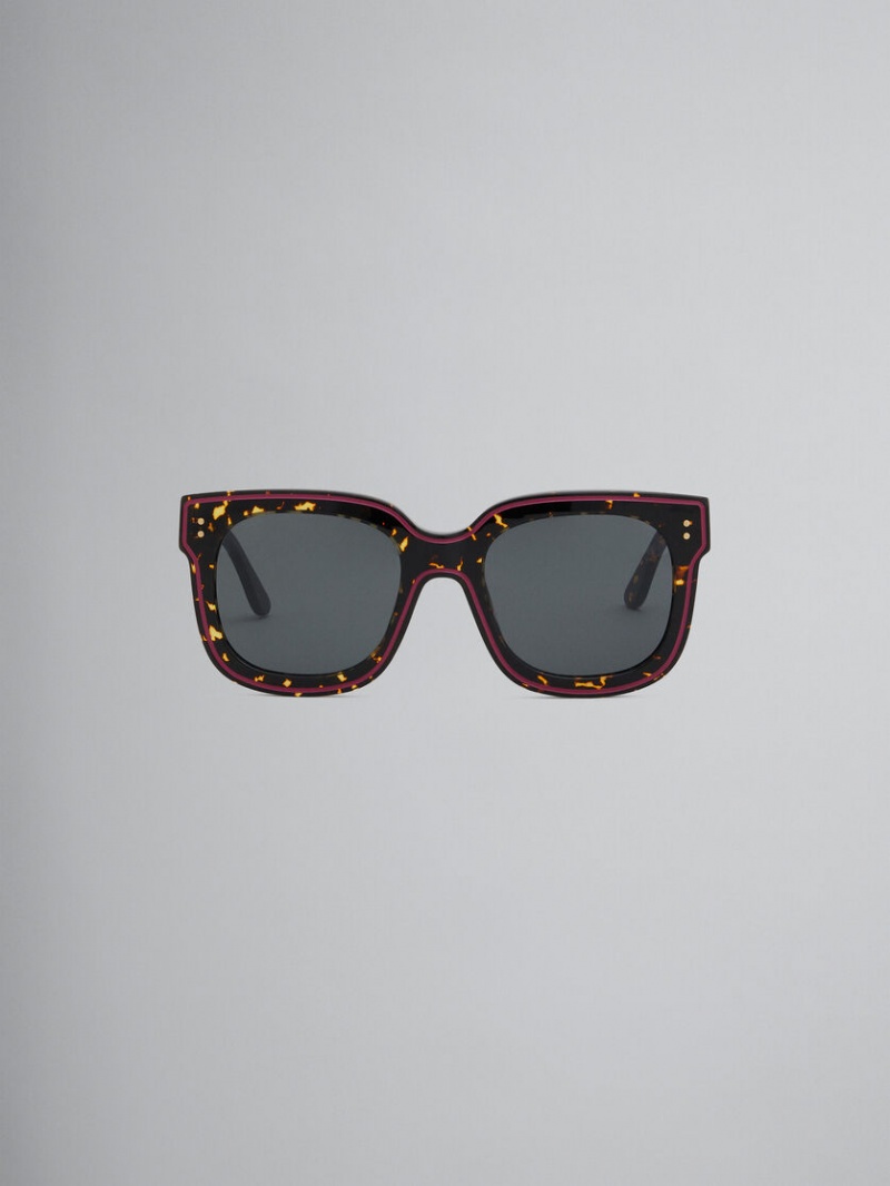 Marni Animal Print Acetate Li River Olika Färger | SEICD37498