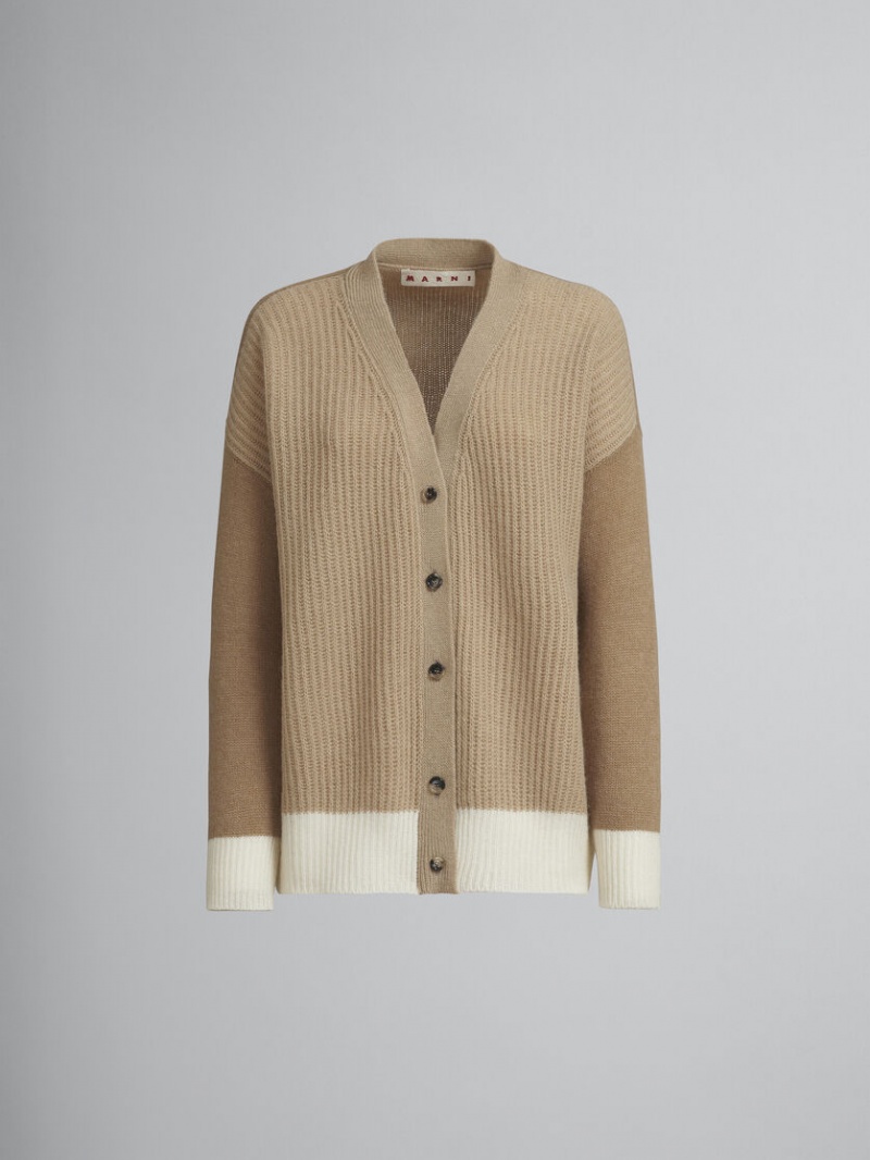 Marni Cashmere V-neck Cardigan Bruna | SEICD88079