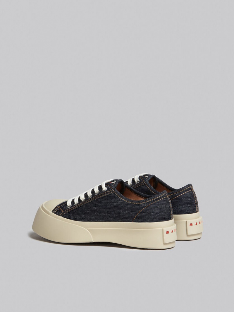 Marni Denim Pablo Spets-up Sneaker Blå | XSEGW60691