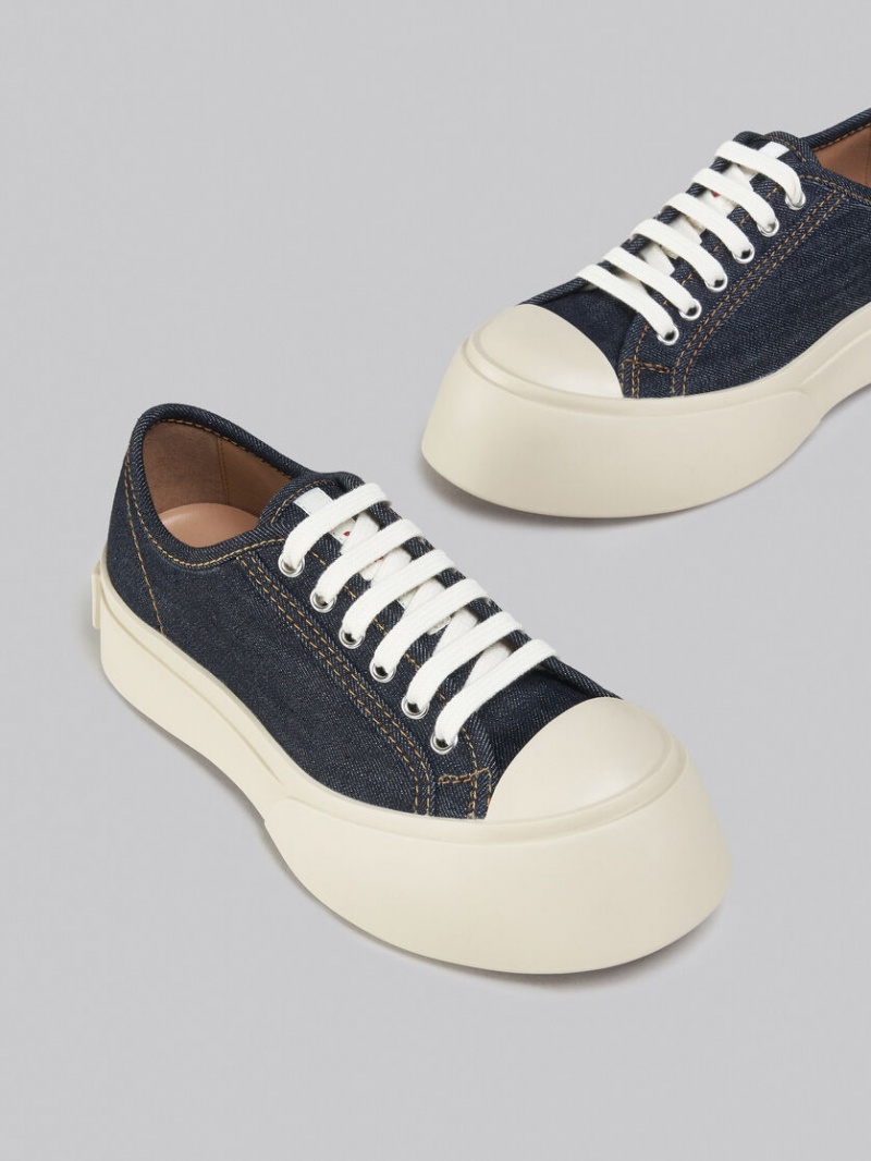 Marni Denim Pablo Spets-up Sneaker Blå | XSEGW60691