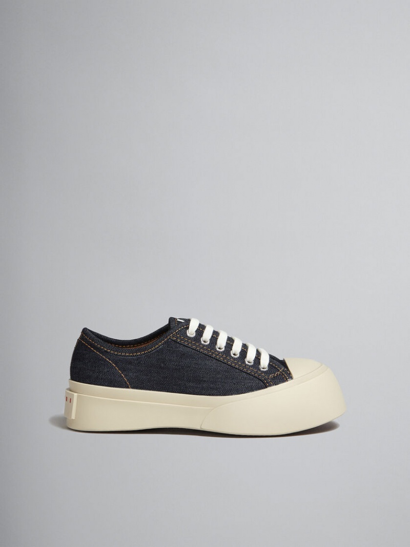 Marni Denim Pablo Spets-up Sneaker Blå | XSEGW60691