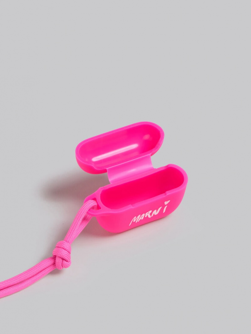 Marni Gummy Airpods Case Fuchsia | SSEVO73672