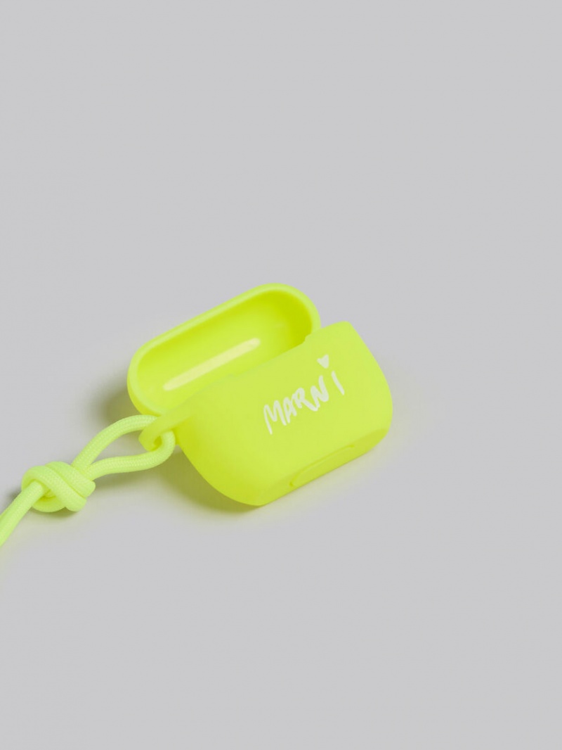 Marni Gummy Airpods Case Gula | SEIIZ70478