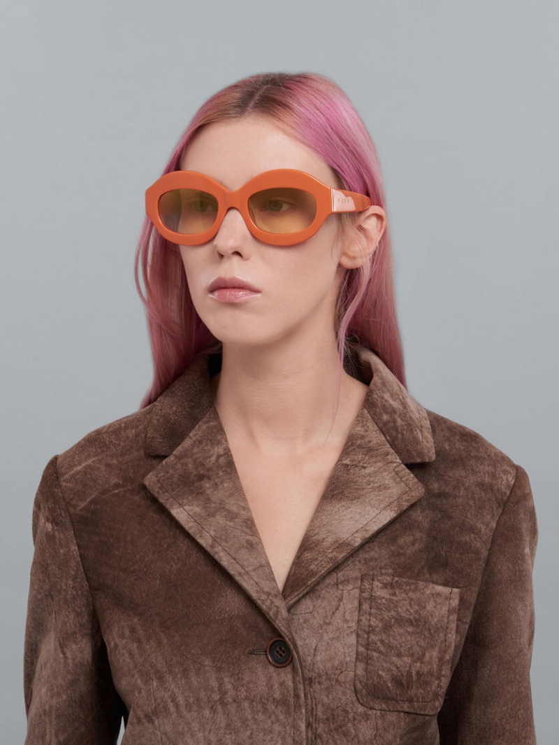 Marni Ik Kil Cenote Acetate Orange | QSEWA20353