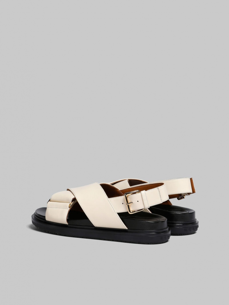 Marni Läder Fussbett Vita | BSESD51635