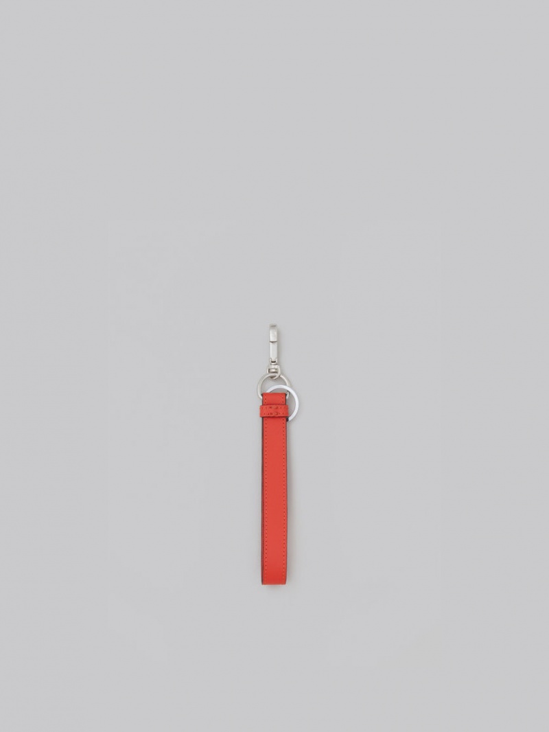 Marni Läder Keyring Orange | MSEHR19427