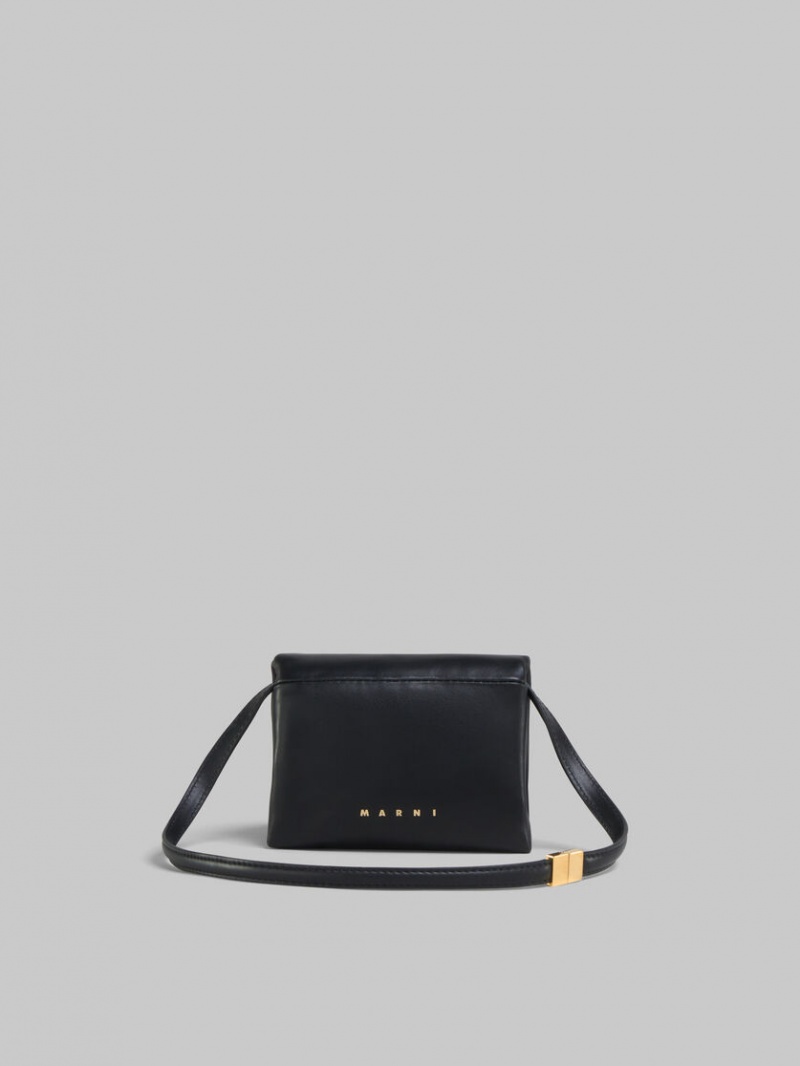 Marni Läder Mini Pouch Svarta | YSEGT72083