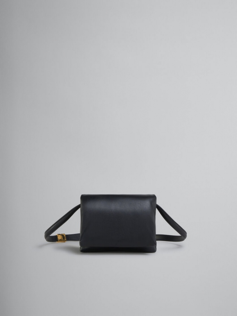 Marni Läder Mini Pouch Svarta | YSEGT72083