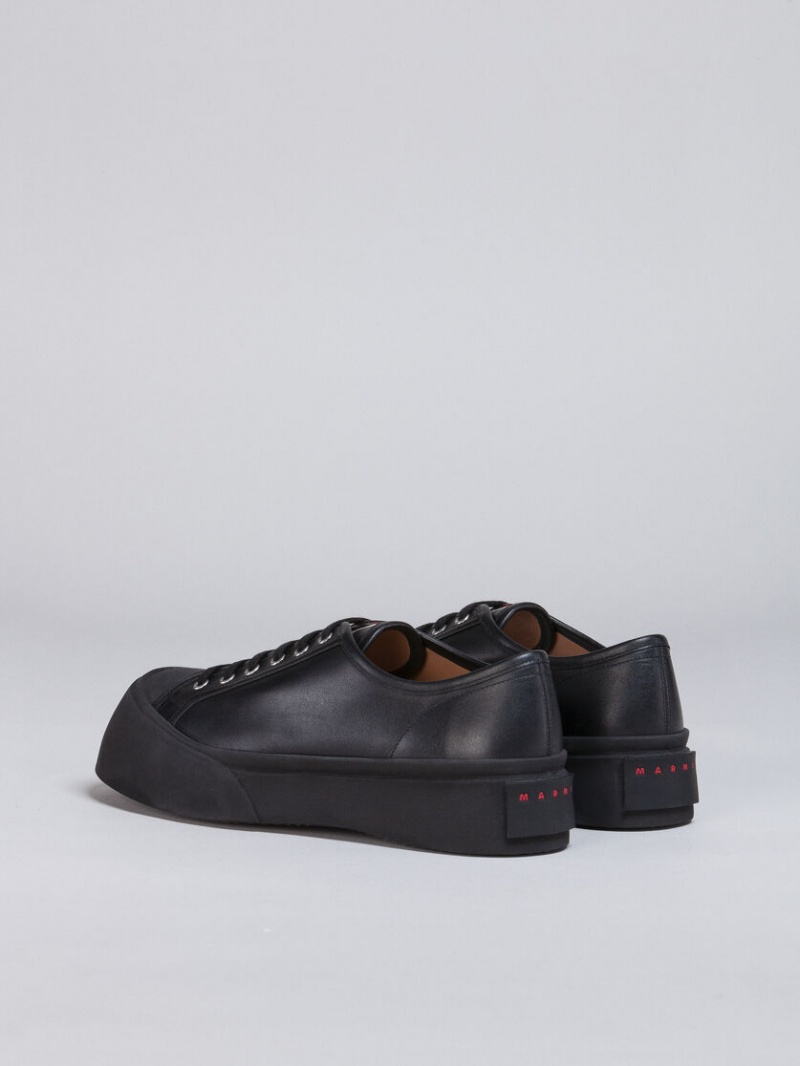 Marni Läder Pablo Sneaker Svarta | QSEWA75946