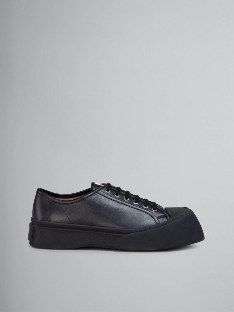 Marni Läder Pablo Sneaker Svarta | QSEWA75946