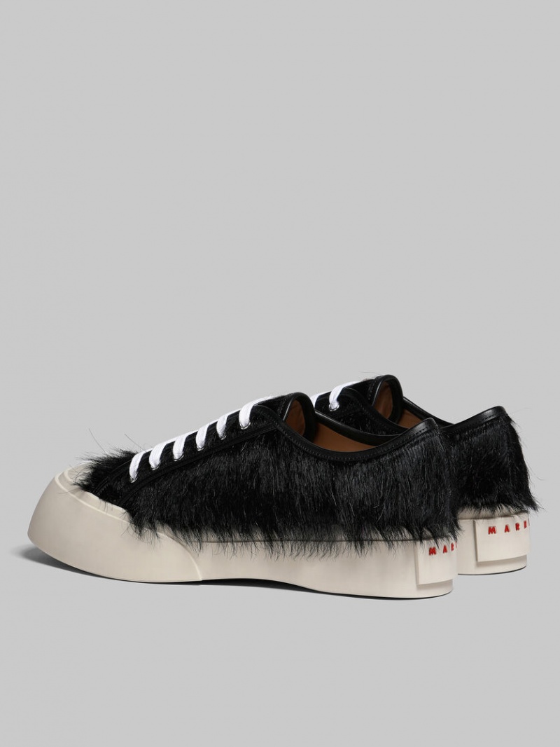 Marni Long-hair Calfskin Pablo Sneaker Svarta | XSEGW75596