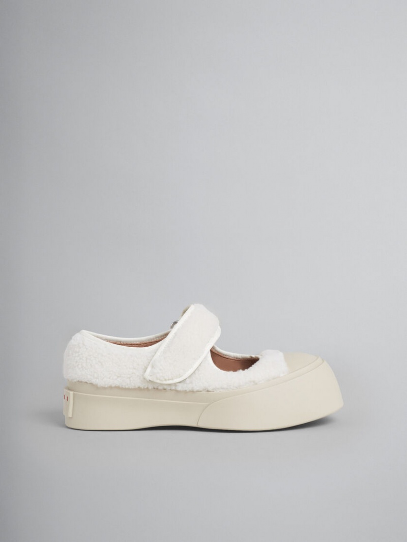 Marni Merino Mary Jane Sneaker Vita | BSESD47449