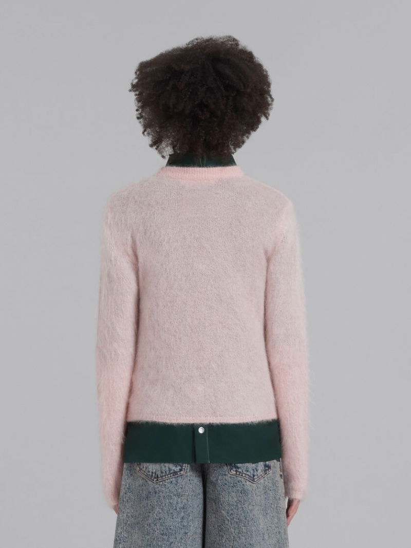 Marni Mohair And Ull Jumper Rosa | SEQAV69395