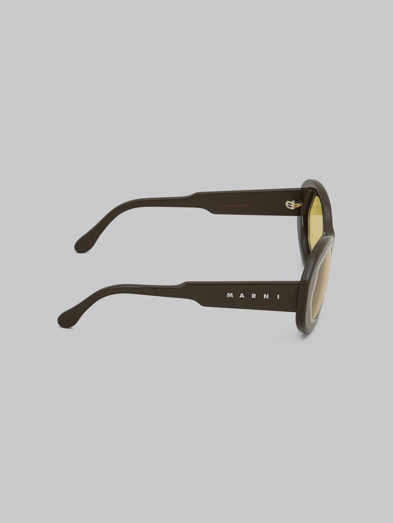 Marni Mount Brumo Acetate Bruna | SEDYB47627