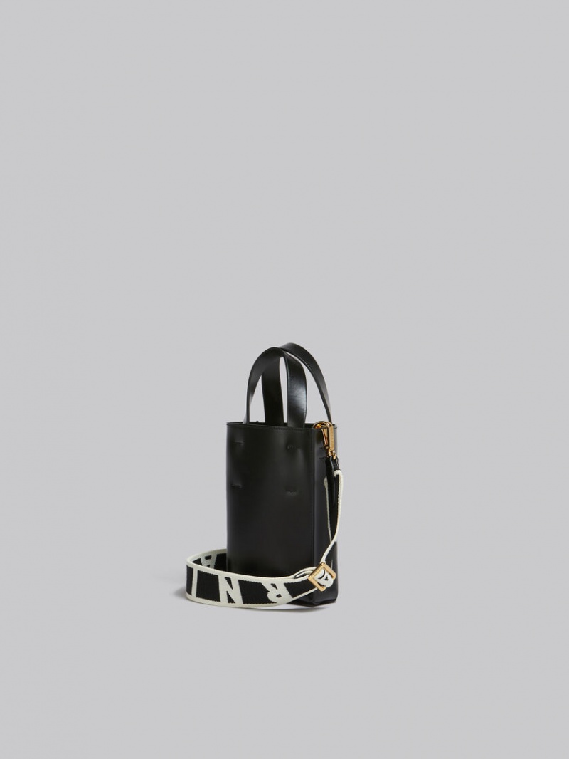 Marni Museo Nano Bag Läder Svarta | MSEFT75749