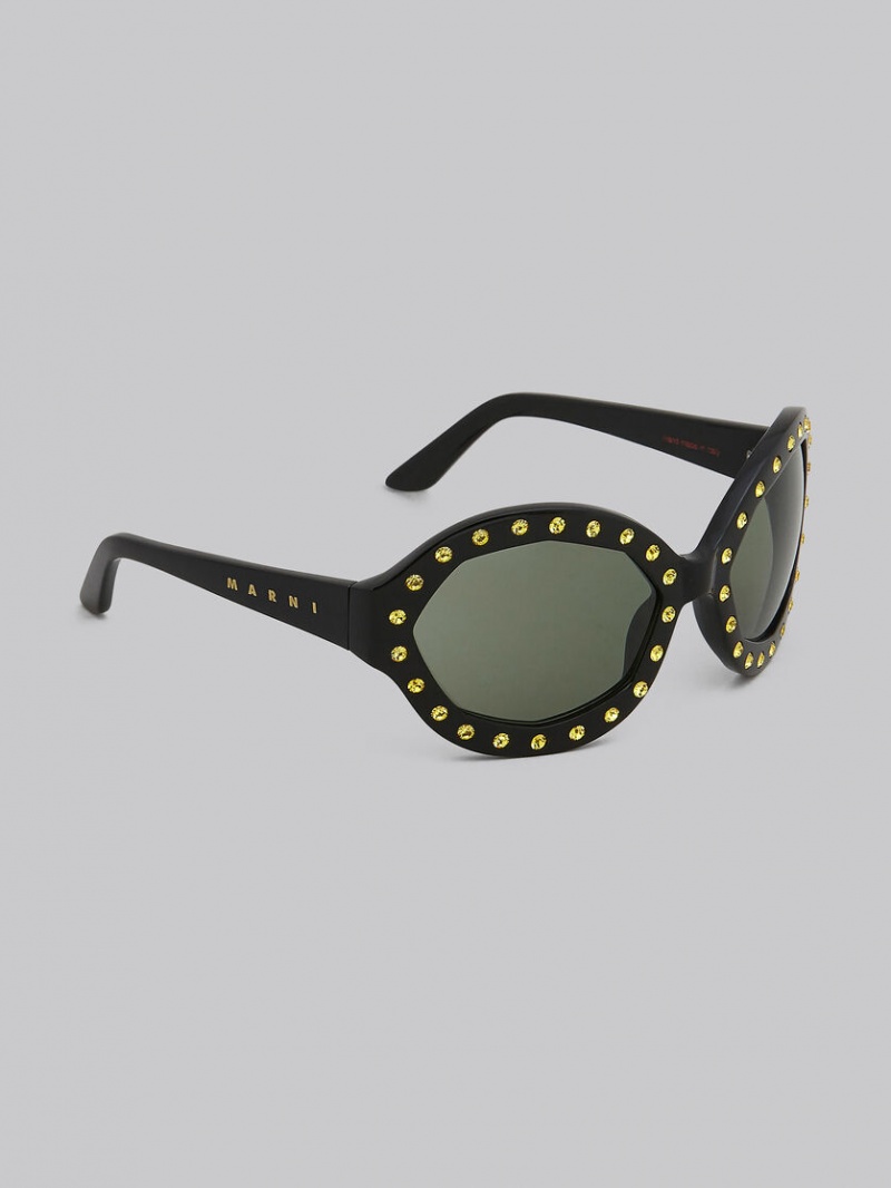 Marni Naica Mine Acetate Svarta | SEIIZ40534