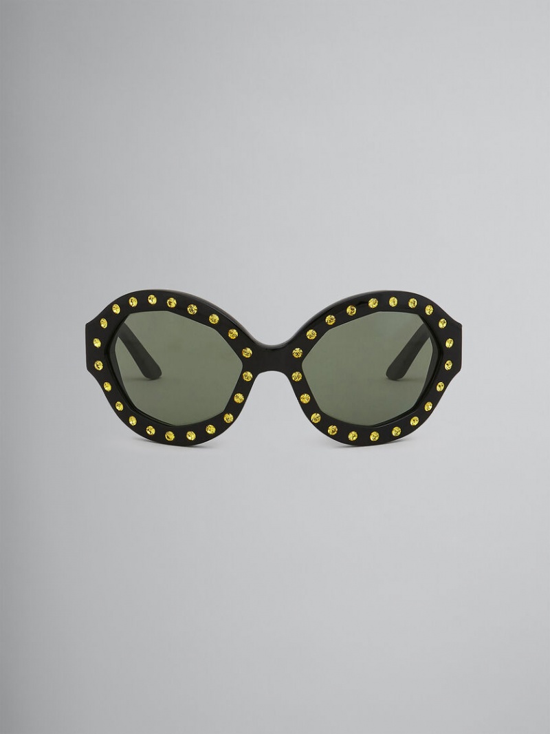 Marni Naica Mine Acetate Svarta | SEIIZ40534