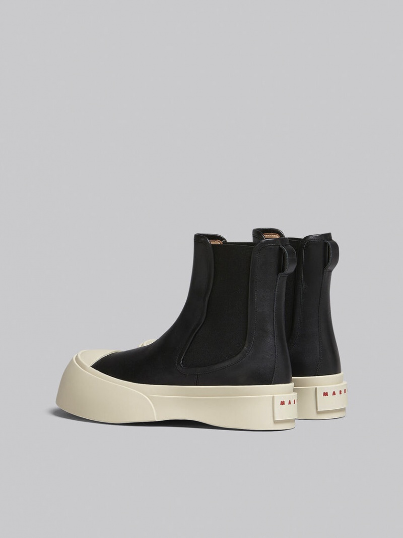 Marni Nappa Läder Pablo Chelsea Boot Svarta | YSEGT33663