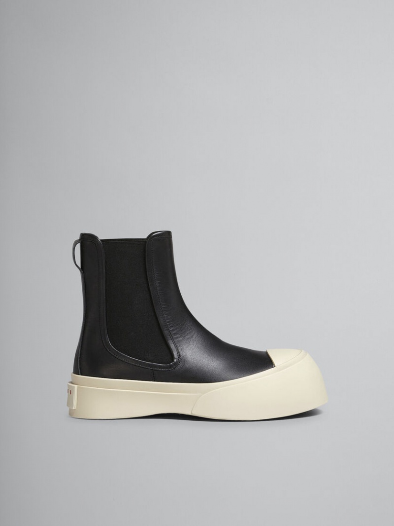 Marni Nappa Läder Pablo Chelsea Boot Svarta | YSEGT33663