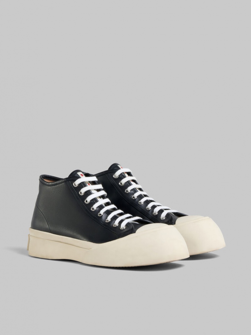 Marni Nappa Läder Pablo High-top Sneaker Svarta | FSEHY71106