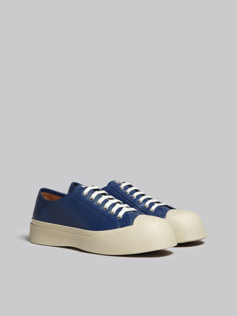 Marni Nappa Läder Pablo Sneaker Blå | GSEUC75104