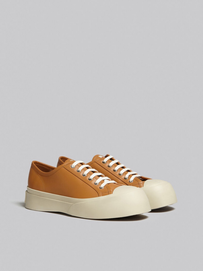 Marni Nappa Läder Pablo Sneaker Bruna | QSEUV83518