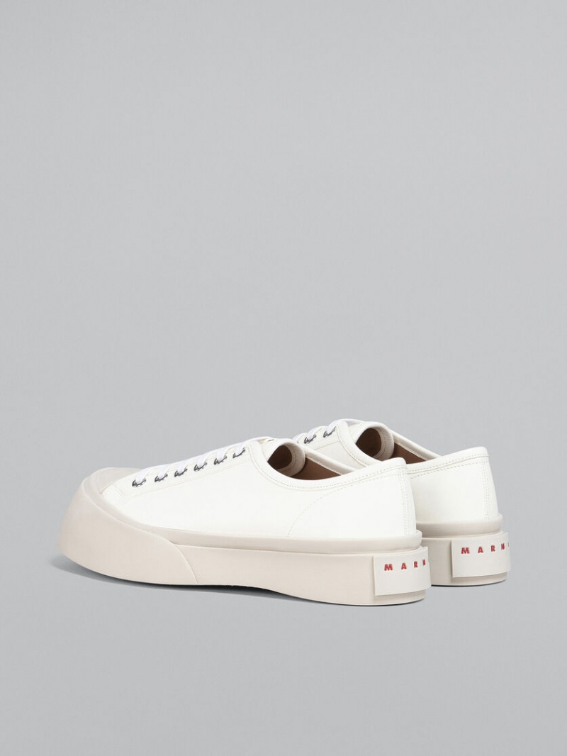 Marni Nappa Läder Pablo Sneaker Vita | SEIIZ21983