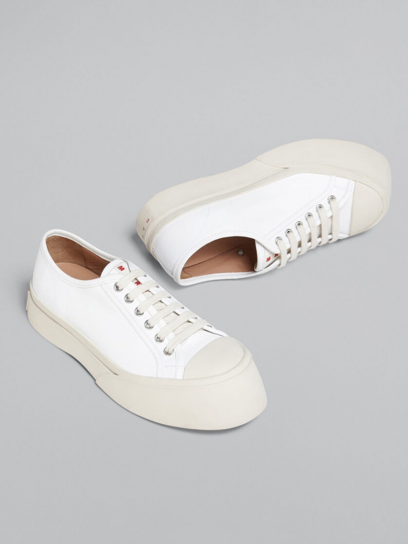 Marni Nappa Läder Pablo Sneaker Vita | SEIIZ21983