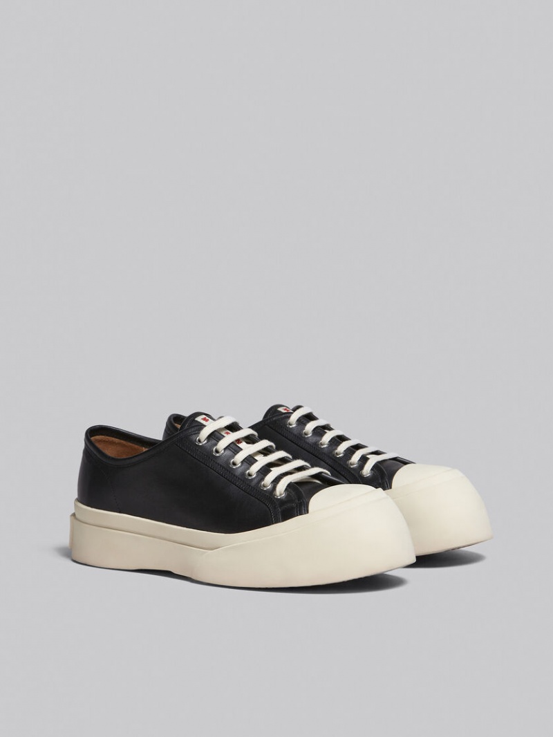 Marni Nappa Läder Pablo Spets-up Sneaker Svarta | USETG68408