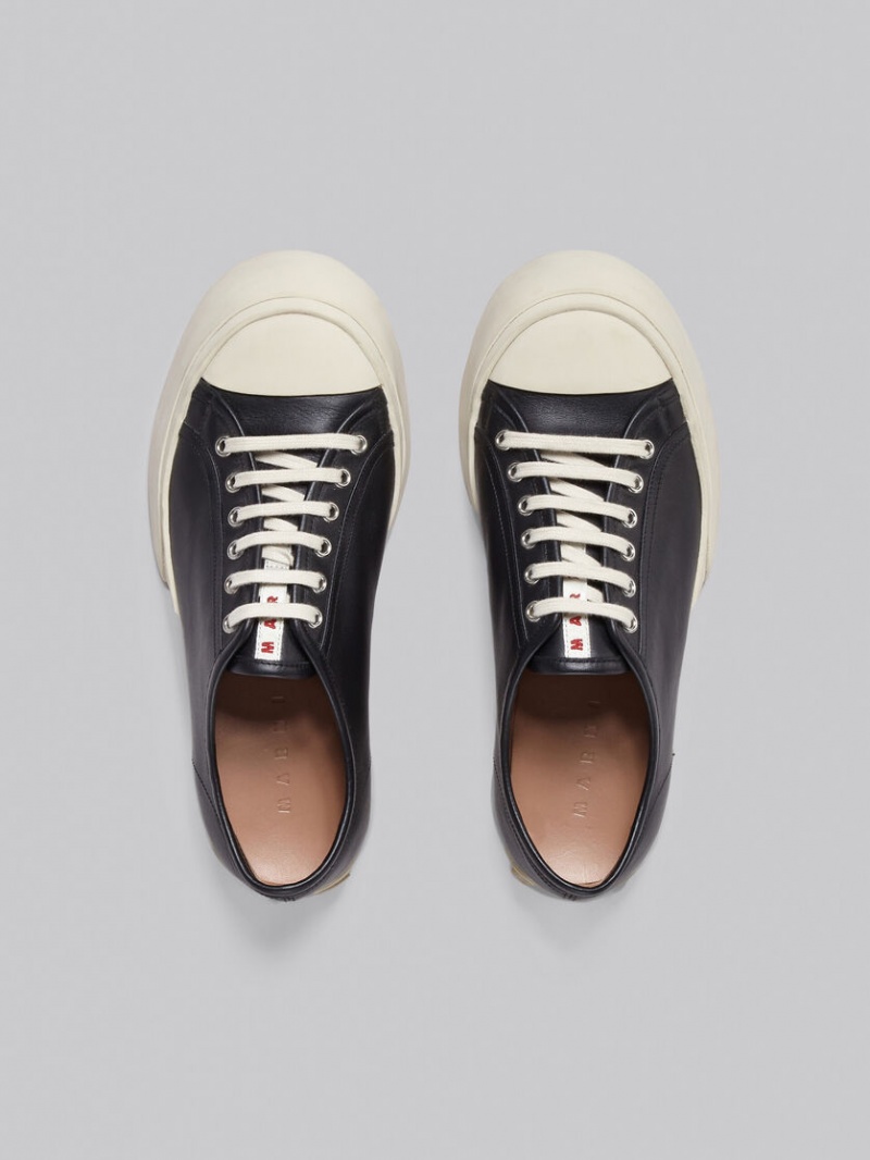 Marni Nappa Läder Pablo Spets-up Sneaker Svarta | USETG68408