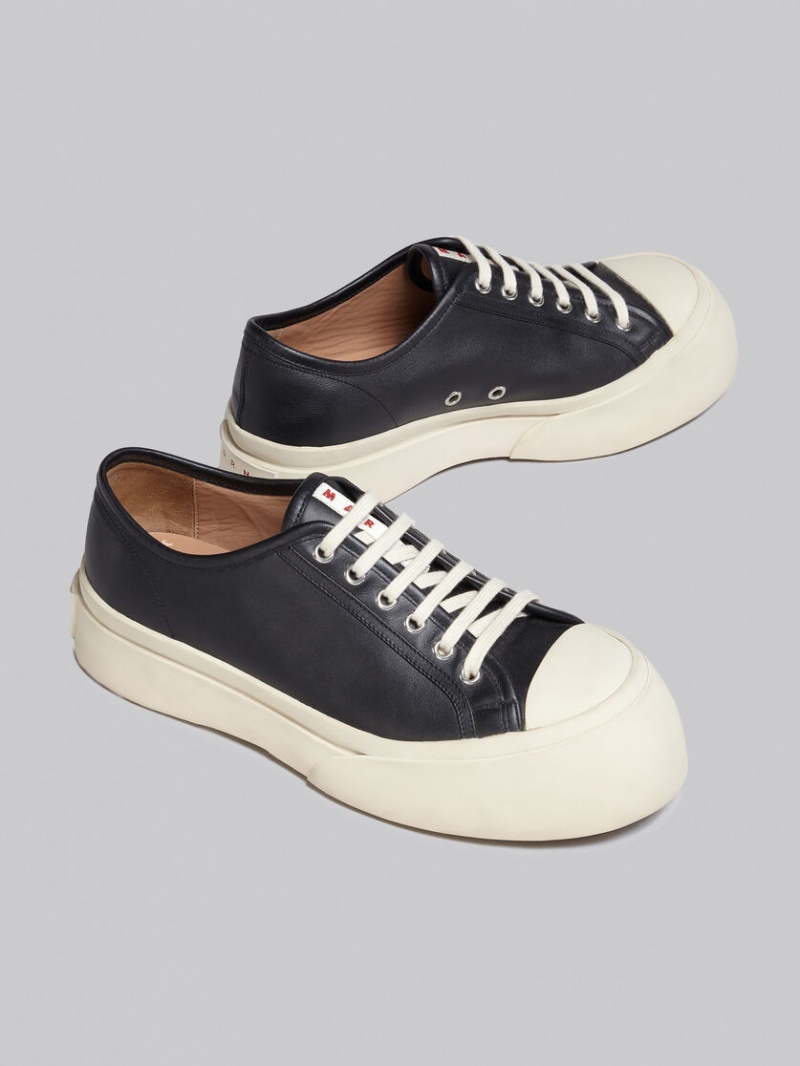 Marni Nappa Läder Pablo Spets-up Sneaker Svarta | USETG68408