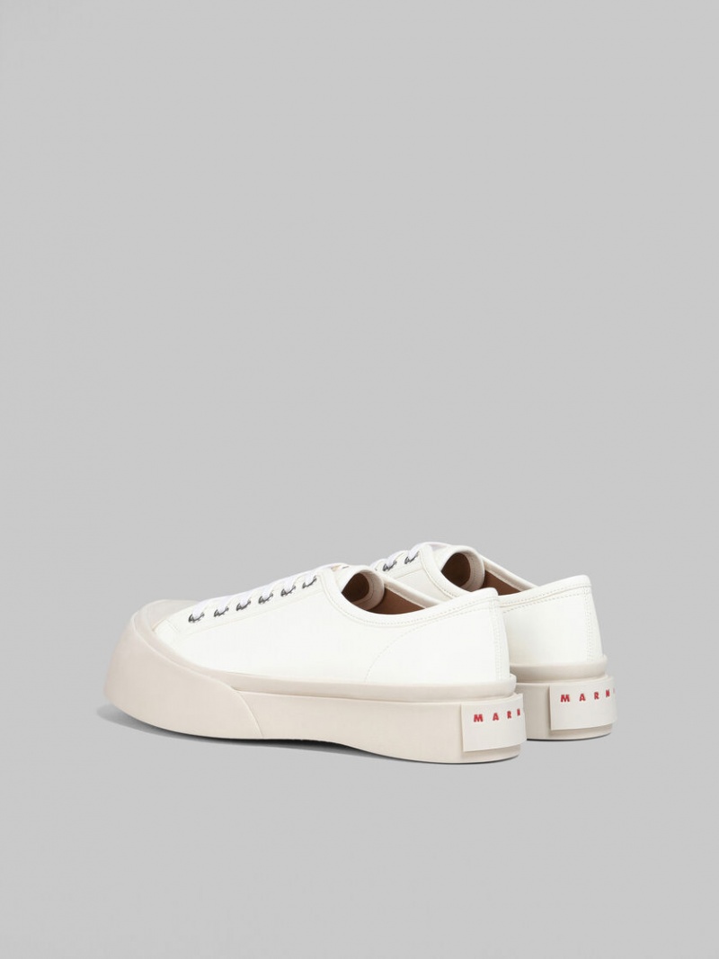 Marni Nappa Läder Pablo Spets-up Sneaker Vita | SEIIZ52684