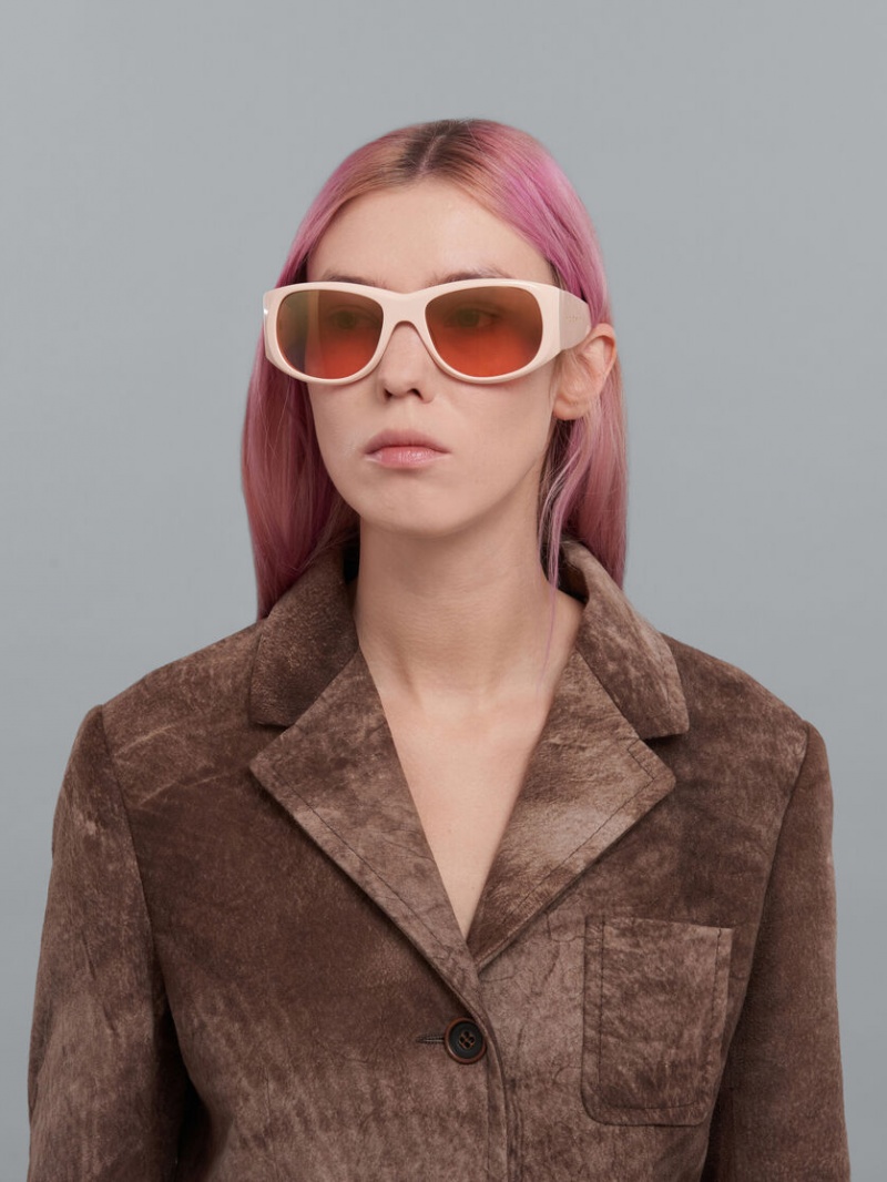 Marni Orinoco River Acetate Beige | TSEPQ50127