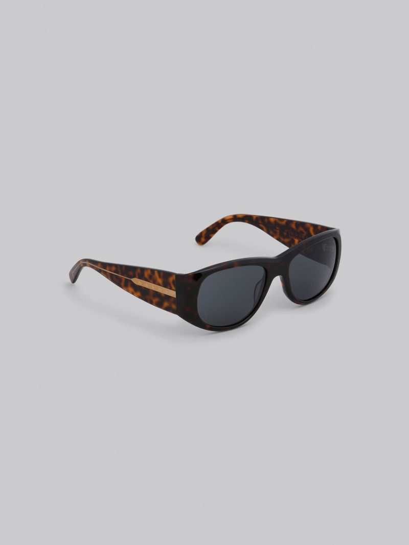 Marni Orinoco River Acetate Bruna Svarta | SSEVO98899