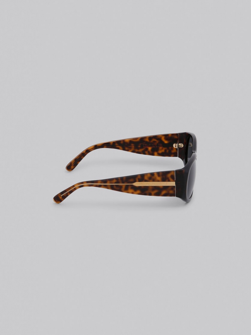 Marni Orinoco River Acetate Bruna Svarta | SSEVO98899