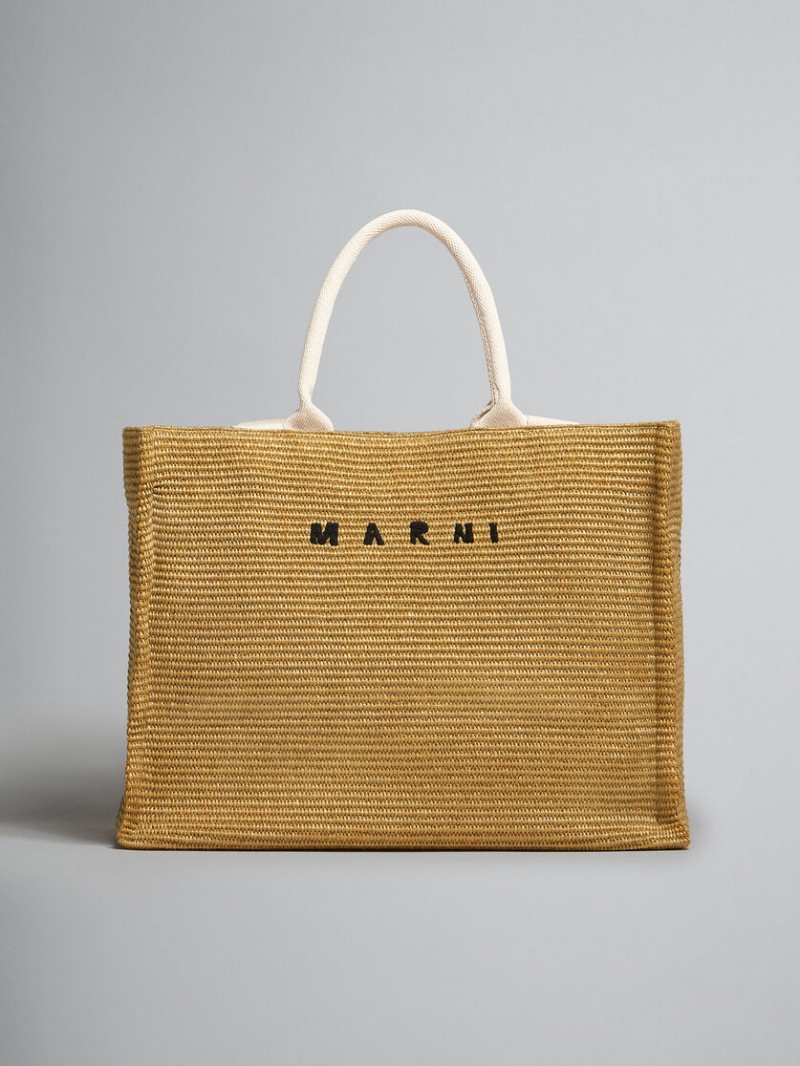 Marni Raffia Large Beige | SECIF96917